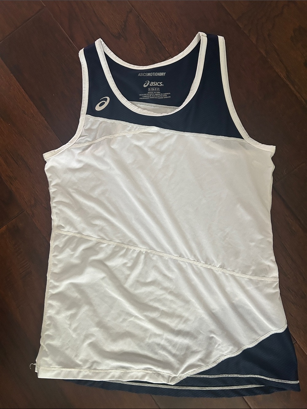 Asics Blue and White DriFit Tank Top - Size S- NWOT